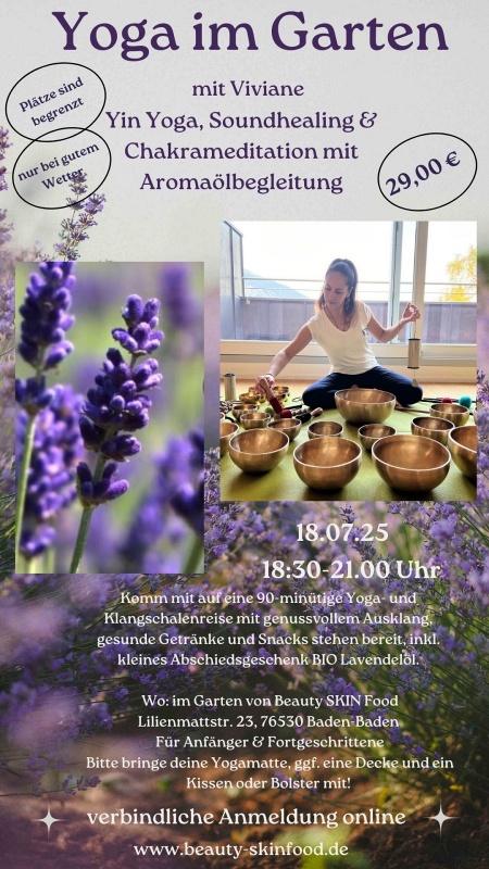 Yoga im Garten